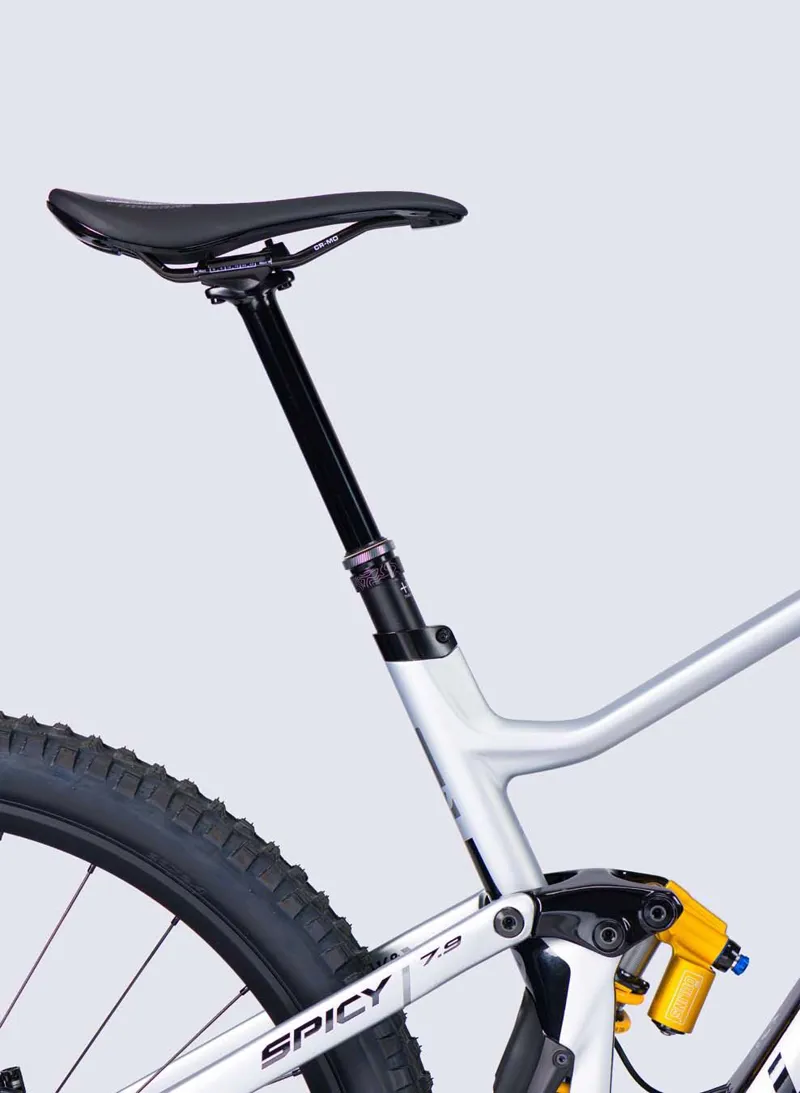 2021 Lapierre Spicy CF 7.9 Enduro Mountain Bike in Silver-9